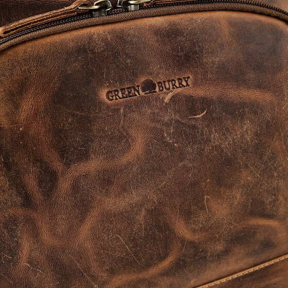 Greenburry Vintage Plecak biznesowy Skórzany 36.5 cm Komora na laptopa