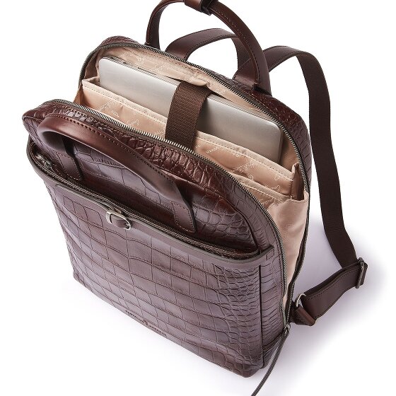 Castelijn & Beerens Emma Plecak Ochrona RFID Skórzany 41 cm Komora na laptopa