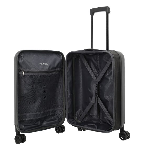 Travelite Składany 4-kołowy wózek kabinowy Basics 55 cm