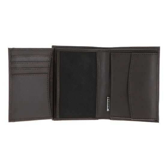 oxmox Leather Portfel Ochrona RFID Skóra 10 cm