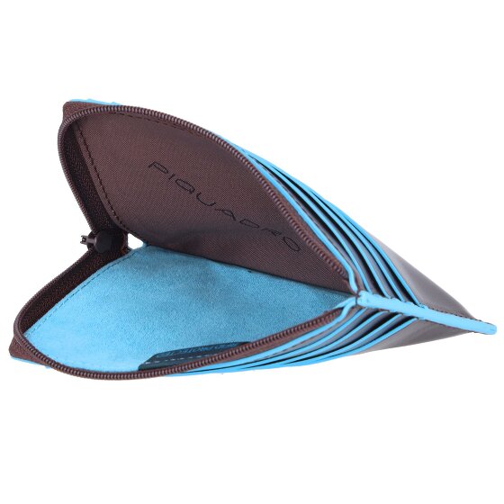 Piquadro Blue Square Etui na karty kredytowe Ochrona RFID Skóra 12 cm Pudełko na prezenty