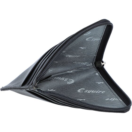 Esquire Skórzane etui na karty kredytowe Oslo RFID 10,5 cm
