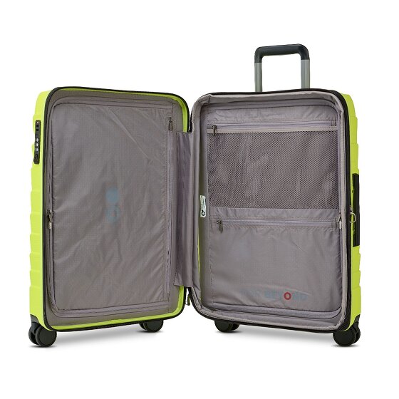 Echolac Exo 4 kółka Walizka 65 cm z plisą rozprężną