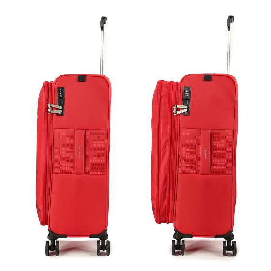 Samsonite Base Breeze 4 kółka Walizka 67 cm z plisą rozprężną