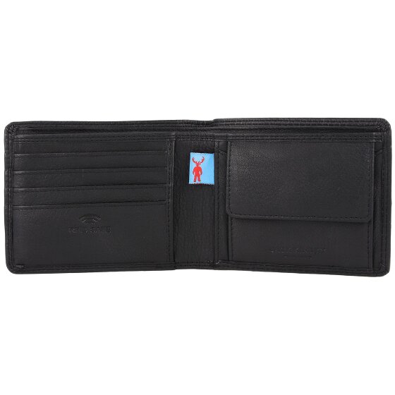 Jack Kinsky Brisbane Portfel Ochrona RFID Skórzany 13 cm