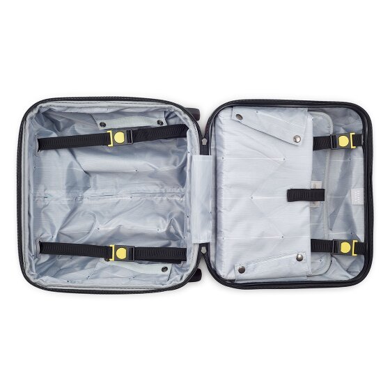 Delsey Paris 4-kołowy wózek biznesowy Shadow 5.0 z przegrodą na laptopa 38 cm i rozszerzaną plisą