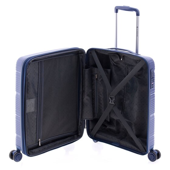 Gladiator 0800 4 kółka Walizka kabinowa 55 cm z funkcją poszerzenia