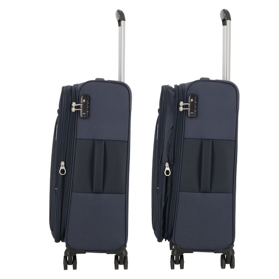 American Tourister Avantour 4 kółka Zestaw walizek 3-części z plisą rozprężną