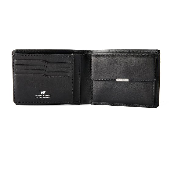 Braun Büffel Golf 3.0 Portfel Ochrona RFID Skórzany 12.5 cm