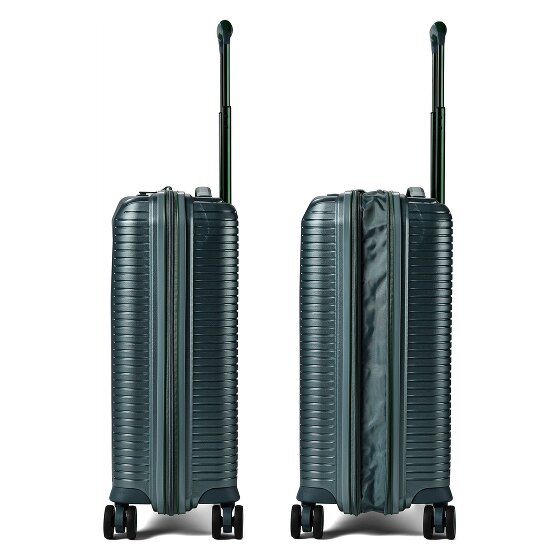 Polestream Paris 4 kółka Walizka kabinowy 55 cm z plisą rozprężną