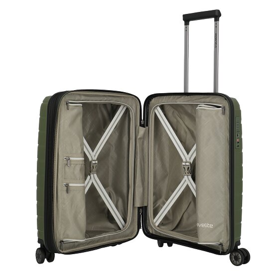 Travelite Air Base 4 kółka Walizka kabinowy 55 cm z plisą rozprężną
