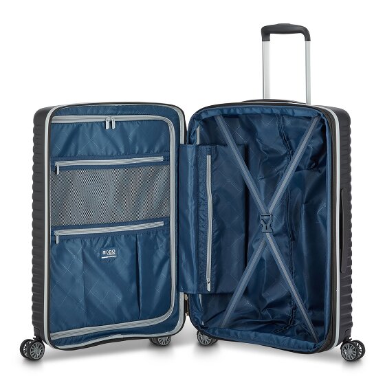 MODO by Roncato Vega 4 kółka Walizka 68 cm z plisą rozprężną