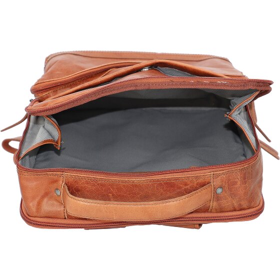 Spikes & Sparrow Bronco Plecak skórzany 40 cm Komora na laptopa