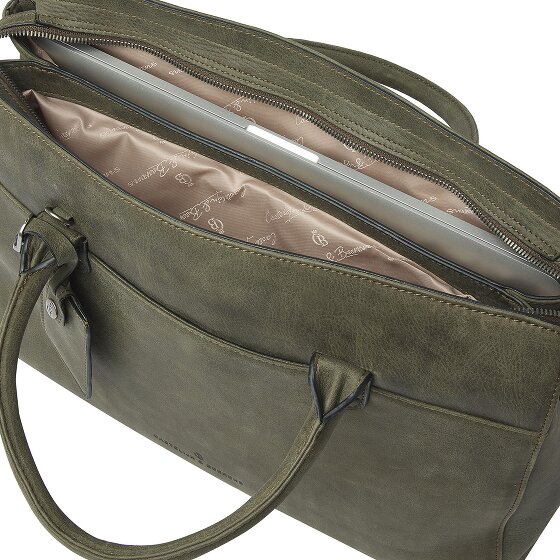 Castelijn & Beerens Carisma Shopper Bag Ochrona RFID Skórzany 41 cm Komora na laptopa