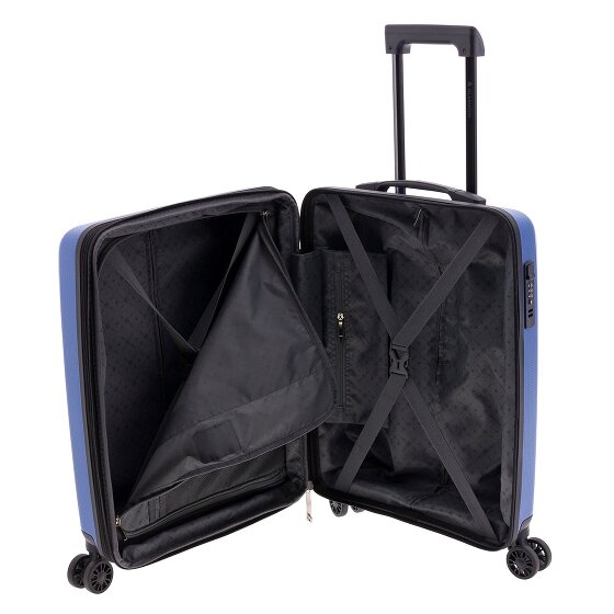 Gladiator 1700 4 kółka Walizka kabinowy 55 cm z plisą rozprężną