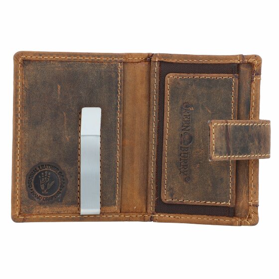 Greenburry Vintage Wallet RFID Leather 7 cm