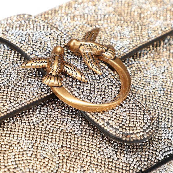 PINKO Love One Mini Torba Torba na ramię Skórzany 18 cm