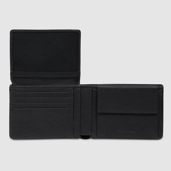 Piquadro Cronus Portfel Ochrona RFID Skórzany 12.5 cm