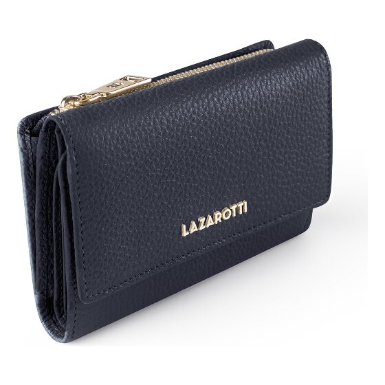 Lazarotti Portfel Bologna Leather XL z kieszenią zapinaną na zamek dookoła, Skóra, 14 cm