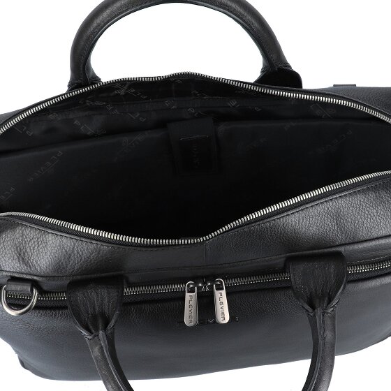 Plevier Vintage Bill Teczka Skórzany 40 cm Komora na laptopa