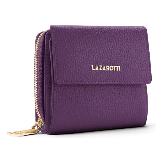 Lazarotti Portfel z skóry typu „zip-around” z Bolonii, 12 cm