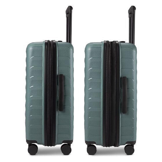 d&n Toronto 4 kółka Walizka M 65 cm z plisą rozprężną