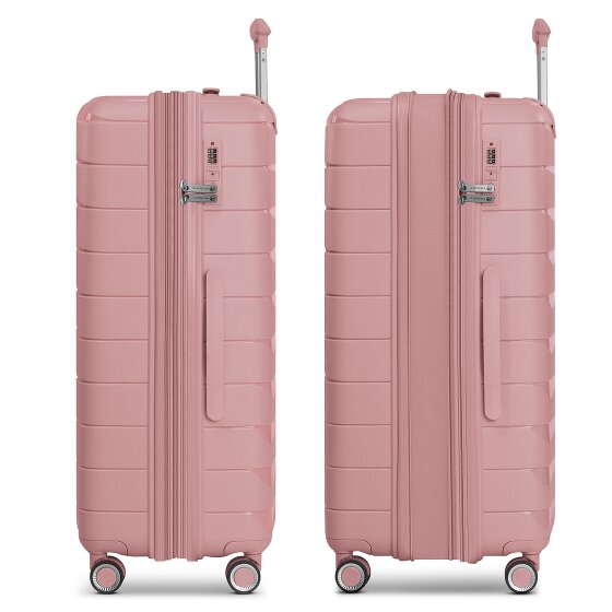 Franky London 4 kółka Walizka L 74 cm z plisą rozprężną