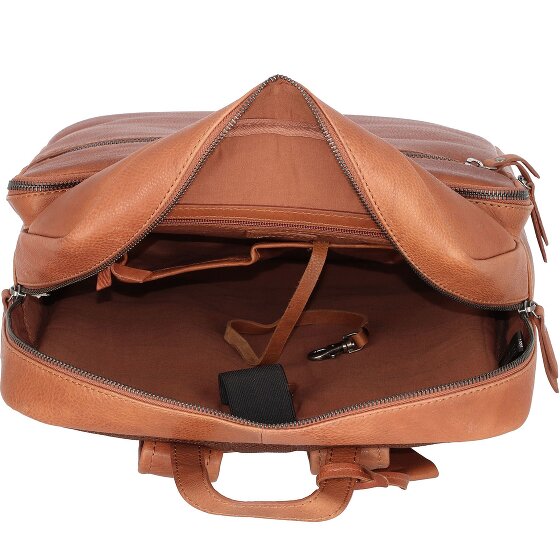 Burkely Antique Avery Plecak skórzany 44 cm Komora na laptopa