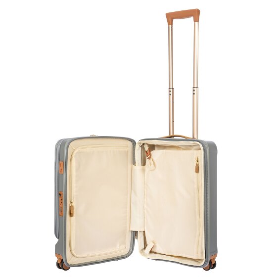 Bric's Capri 4 kółka Walizka kabinowy 55 cm Komora na laptopa z plisą rozprężną