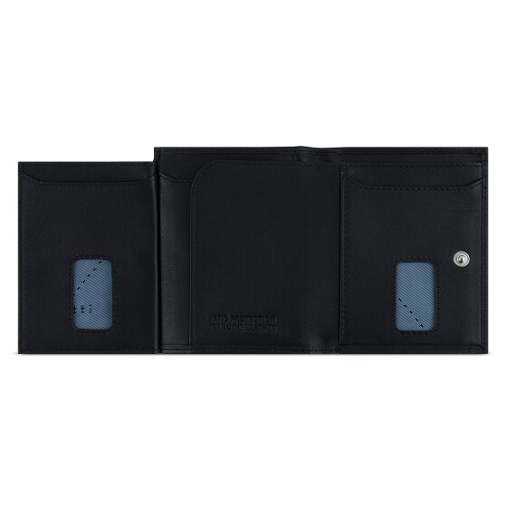 bugatti Secure Slim Portfel Ochrona RFID Skórzany 8 cm