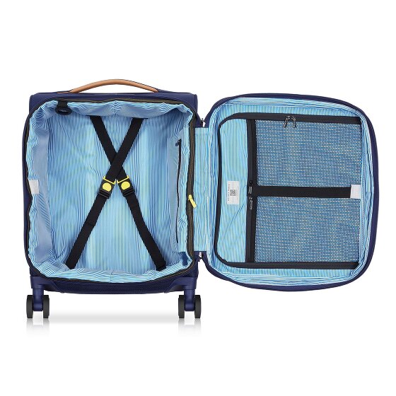 Delsey Paris Montmartre 3 4 kółka Walizka kabinowy 55 cm z plisą rozprężną