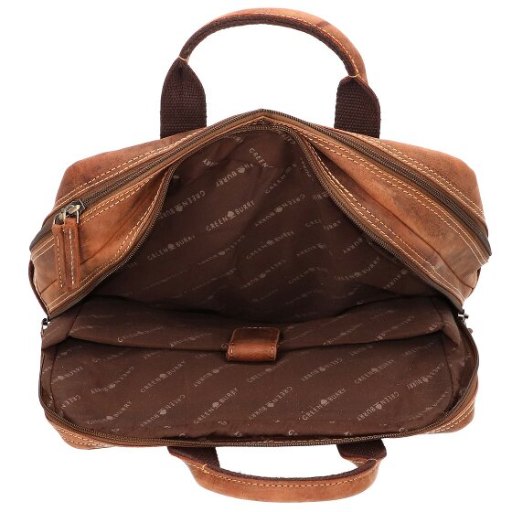 Greenburry Vintage Plecak skórzany 38 cm Komora na laptopa