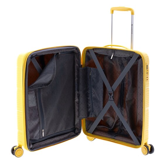 Gladiator 0800 4 kółka Walizka kabinowy 55 cm z plisą rozprężną