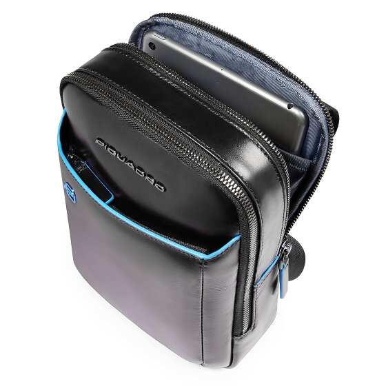 Piquadro Blue Square Mini Torba Torba na ramię Skórzany 17 cm