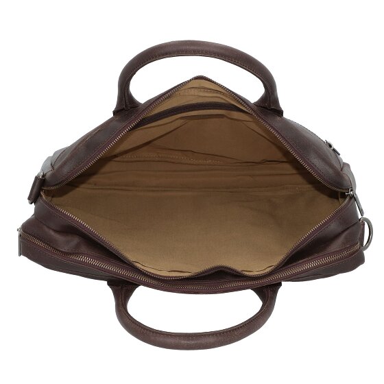 Burkely Vintage Taylor Briefcase Leather 40 cm Komora na laptopa