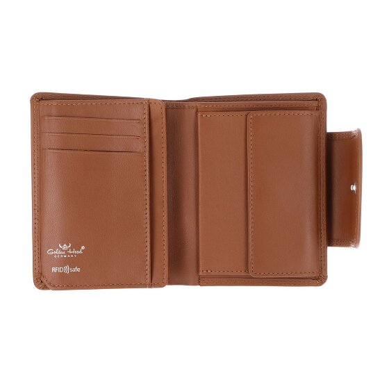 Golden Head Polo Portfel Ochrona RFID Skóra 12 cm