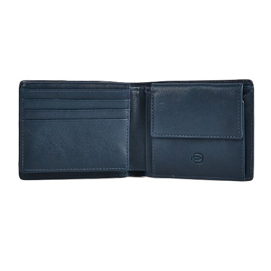 Piquadro Victor Portfel Ochrona RFID Skóra 11 cm
