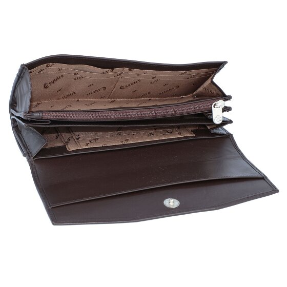 Esquire Nowy jedwabny portfel skórzany 19 cm