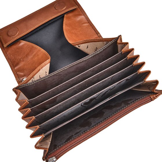 Esquire Dallas Portfel Ochrona RFID Skóra 18 cm