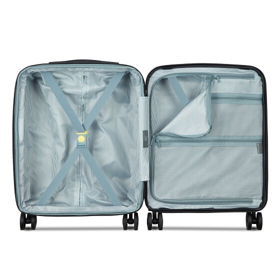 Delsey Paris Meteor 4 kółka Walizka kabinowa 55 cm z funkcją poszerzenia