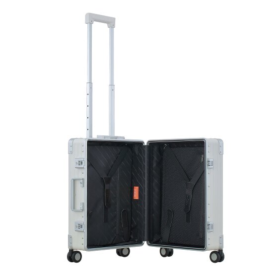 Aleon Walizka kabinowa Fortis z 4 kółkami, Aluminium, 54 cm