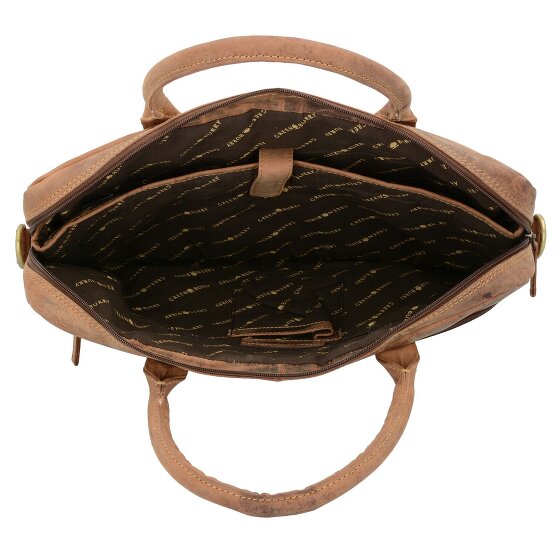 Greenburry Vintage Briefcase Leather 41 cm Komora na laptopa