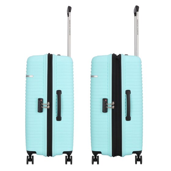 American Tourister Liftoff 4 kółka Zestaw walizek 3-części z plisą rozprężną