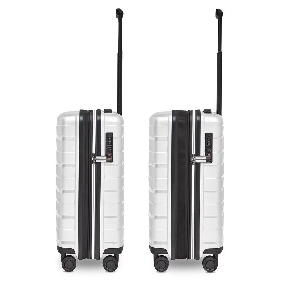 Bergpfeil Travel 4 kółka Walizka kabinowa S 55 cm z funkcją poszerzenia