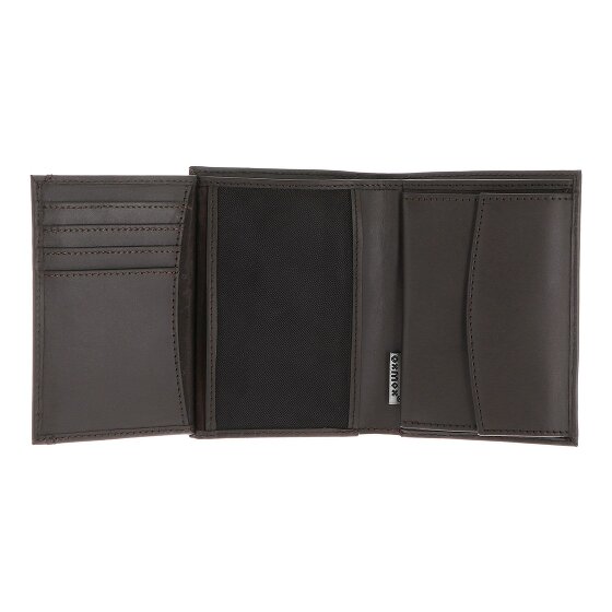 oxmox Leather Portfel Ochrona RFID Skóra 10 cm