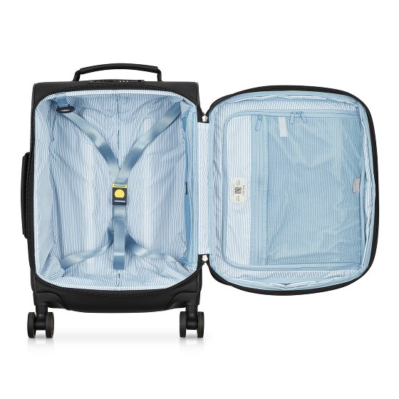 Delsey Paris Turenne Soft 4 kółka Walizka kabinowy 55 cm z plisą rozprężną
