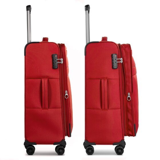 Worldpack Chicago 4 kółka Zestaw walizek 3-części z plisą rozprężną