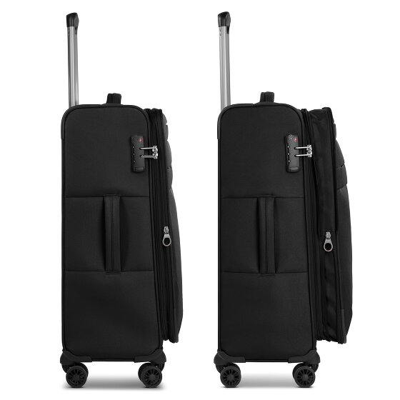 Worldpack Chicago 4 kółka Walizka M 67 cm z plisą rozprężną