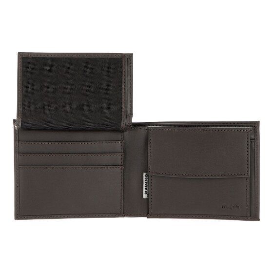 oxmox Leather Portfel Ochrona RFID Skóra 10 cm