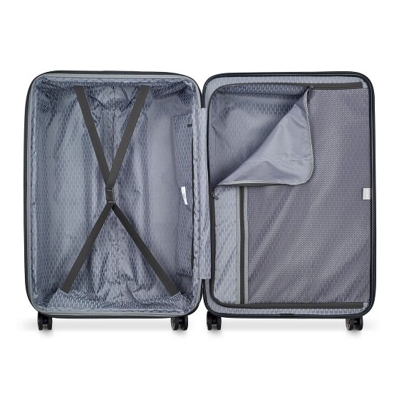 Delsey Paris Air Armour 4 kółka Zestaw walizek 3-części z plisą rozprężną